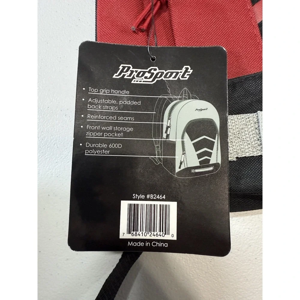 Pro‎ Sport Backpack Red And Black